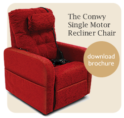 The Conwy Single Motor Recliner Chair